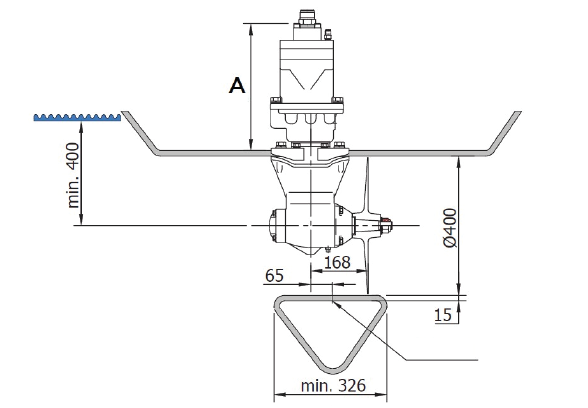 Dimension Sello de Eje